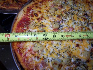 A True Large Pizza